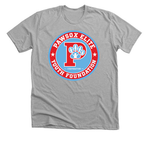 PawSox Elite Youth Foundation Corporation, a Athletic Heather Premium Unisex Tee
