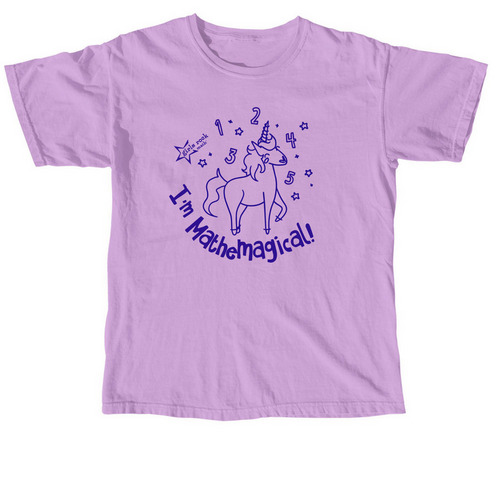 I'm Mathemagical!, a Neon Violet Comfort Colors Unisex Tee