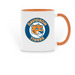 Tiger Mug, a Orange Two-Tone Ceramic Mug