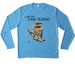 I saw the O'ahu 'Elepaio, a Carolina Blue Unisex Performance Long Sleeve Tee
