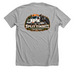 Split Timber Truck, a Athletic Heather Premium Unisex Tee (back-view)