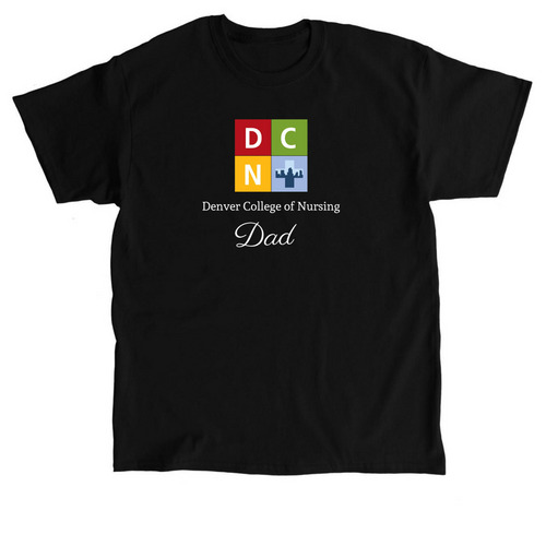 Denver College of Nursing Dad, a Black Classic Unisex Tee