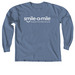 SAM Classics, a Blue Jean Comfort Colors Long Sleeve Tee