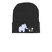 St. Jude: Toph & Elephant- Beanie, a Black Printed Cuffed Beanie