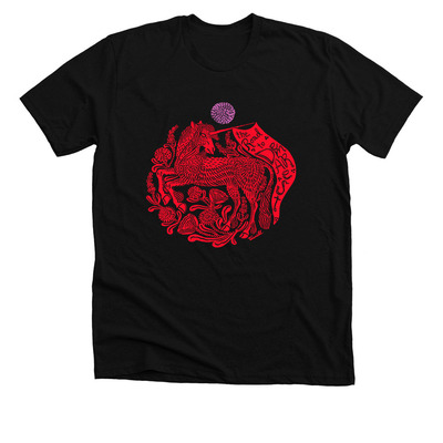 47th Old Church Pottery Show T-Shirt, a Solid Black Blend Premium Unisex Tee