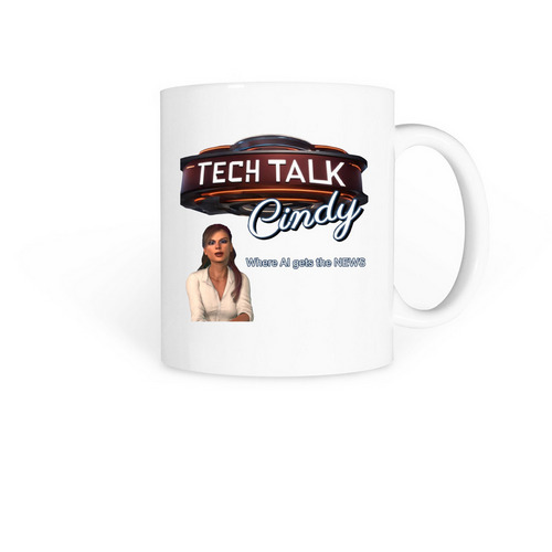 Tech Talk with Cindy, a White Coffee Mug