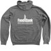 Holiday Apparel Sale, a Deep Heather Zip Up Hoodie (back-view)