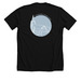 Wearables, Design C, a Solid Black Blend Premium Unisex Tee (back-view)