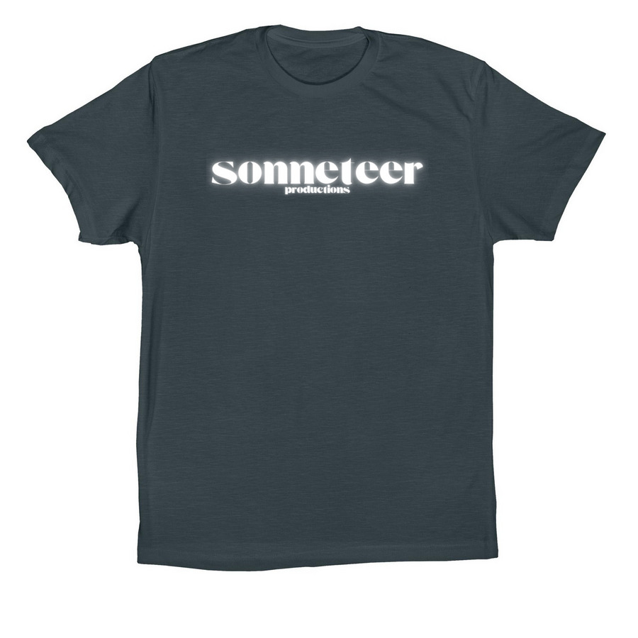 Sonneteer Classic Logo Shirts, a Dark Grey Premium Cotton Tee