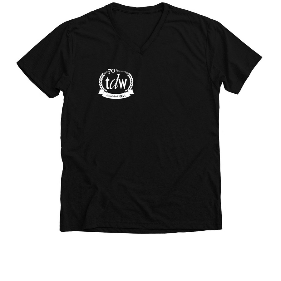 The Drama Workshop, a Solid Black Blend Premium V-Neck Tee