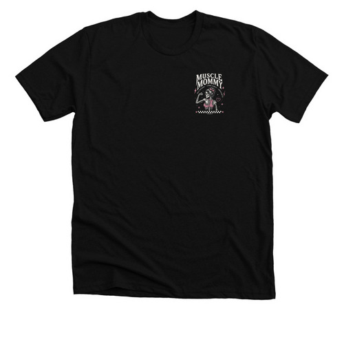 Muscle Mommy, a Solid Black Blend Premium Unisex Tee