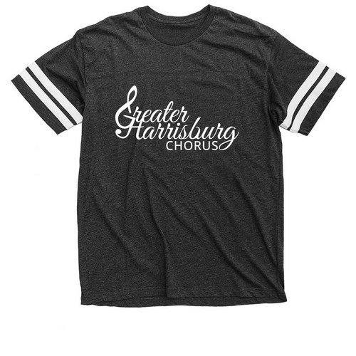 White Full Logo, a Vintage Smoke / White Football Jersey Tee