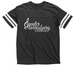 White Full Logo, a Vintage Smoke / White Football Jersey Tee