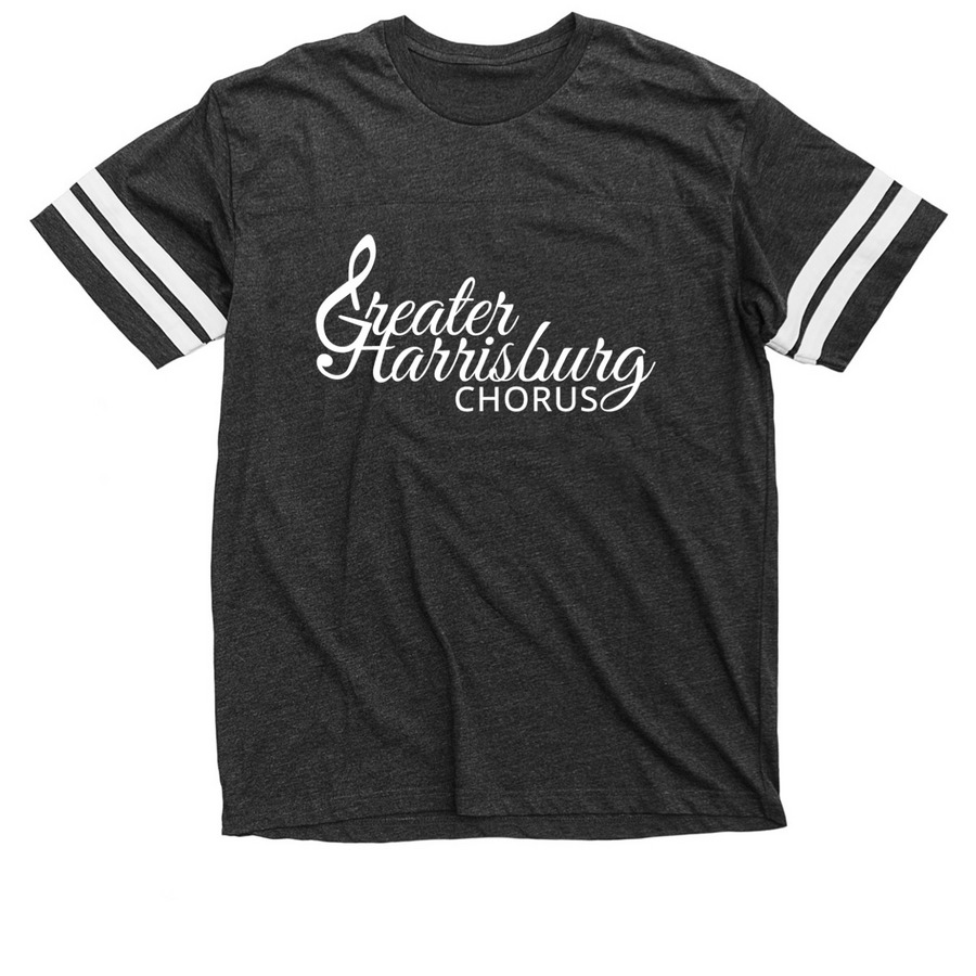 White Full Logo, a Vintage Smoke / White Football Jersey Tee