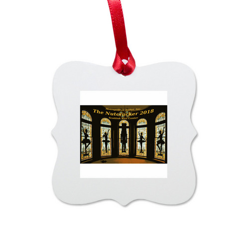2018 Nutcracker Ornament&nbsp;, a White Aluminum Square Ornament