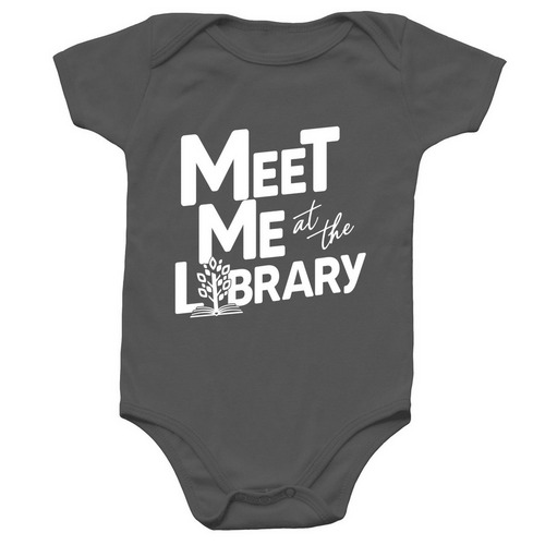 Friends of PPL - Infant, a Charcoal Infant Onesie