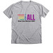 Rainbow Logo, a Athletic Heather Premium V-Neck Tee
