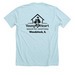 I Heart Chihuahuas Fundraiser, a Heather Ice Blue Premium Unisex Tee (back-view)