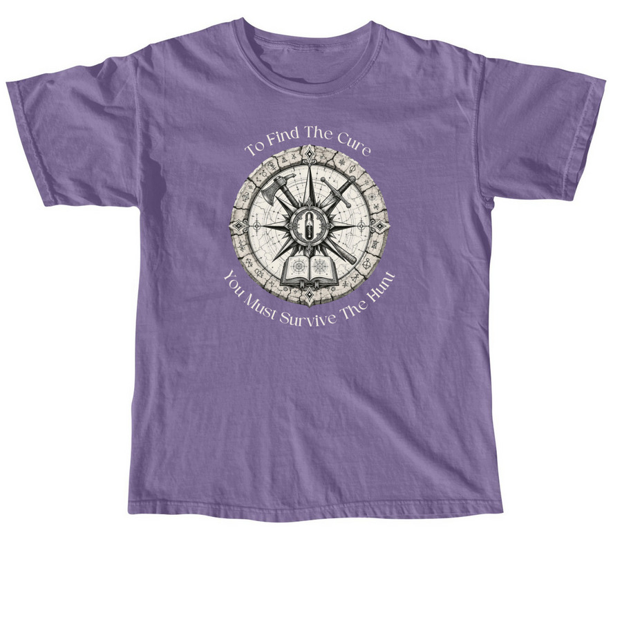 Expeditioner's&nbsp;Emblem, a Grape Comfort Colors Unisex Tee