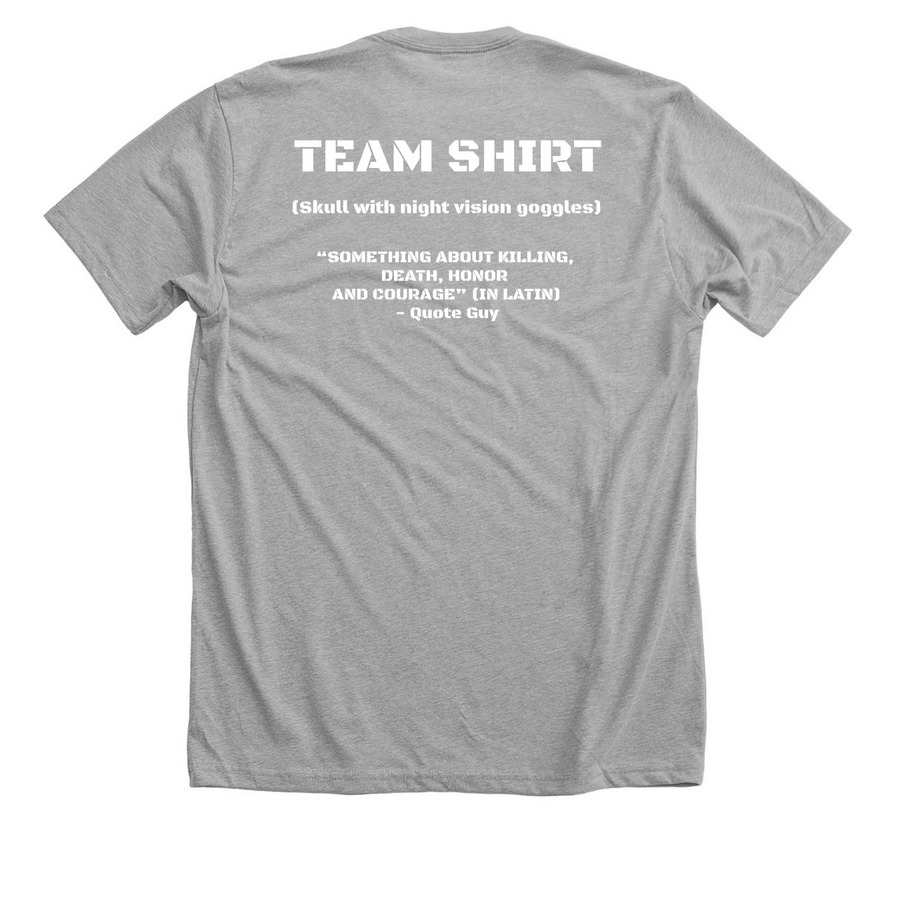 0221 cool shirt, a Athletic Heather Premium Unisex Tee (back-view)