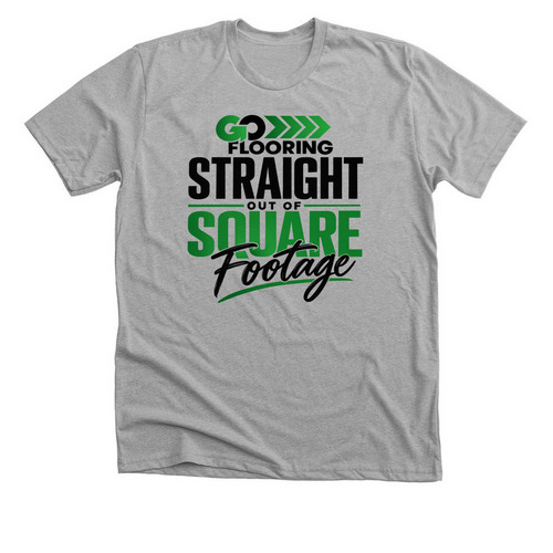 Straight out of SQFT, a Athletic Heather Premium Unisex Tee