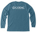 You Matter, a Heather Deep Teal Premium Long Sleeve Tee (back-view)