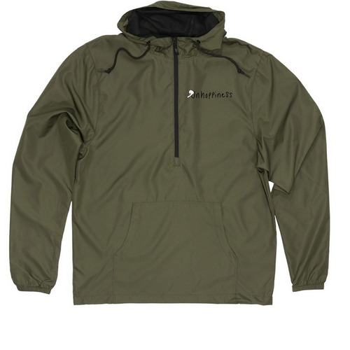 Logo with hat, a Army Quarter-Zip Windbreaker