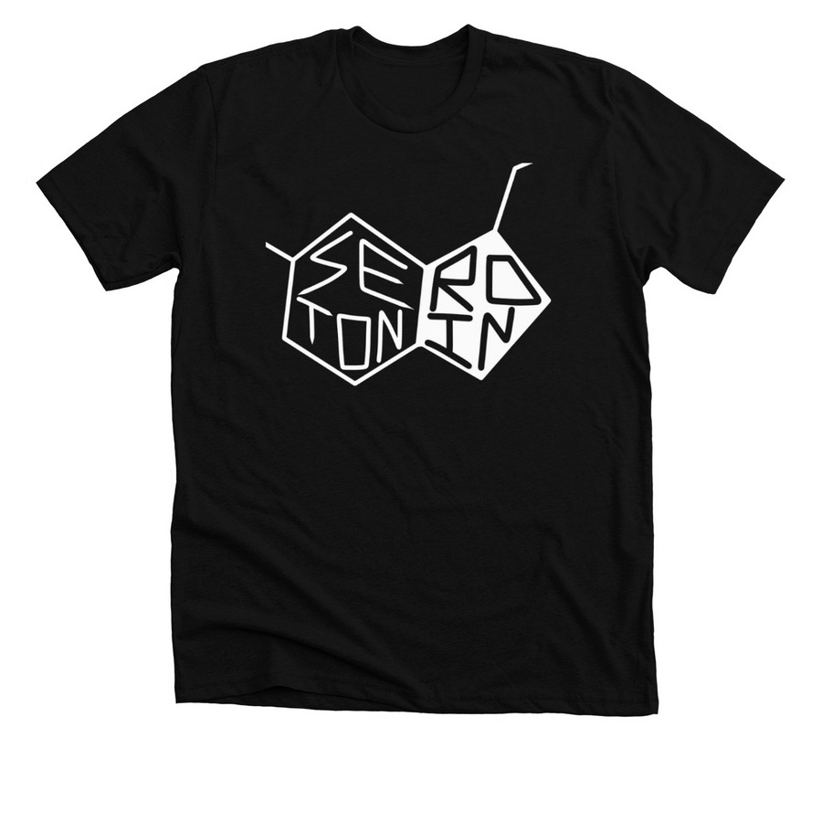 Serotonin, a Solid Black Blend Premium Unisex Tee