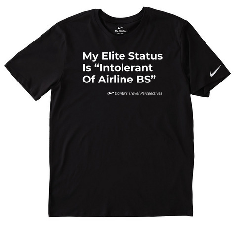 Elite Status: Intolerant of BS - wicking T, a Black Nike Dri-FIT Jersey Blend Performance Tee