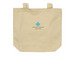 JLD Logo Tote Bag, a Oyster Organic Cotton Tote Bag