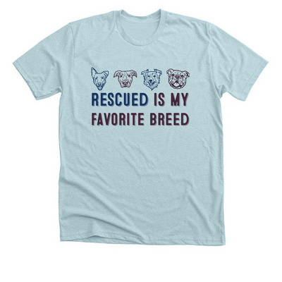 Dog Lovers Have the Best Style, a Heather Ice Blue Premium Unisex Tee
