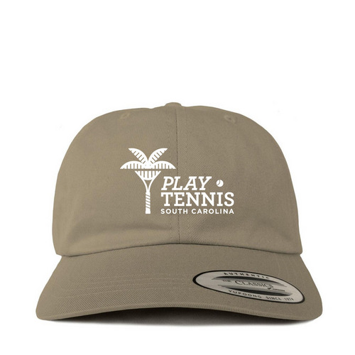 Hats, a Khaki Printed Classic Baseball Cap