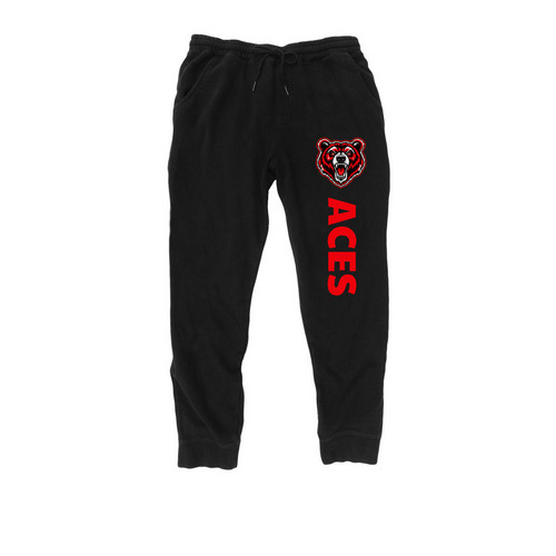 ACES Pants, a Black Midweight Fleece Joggers