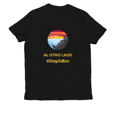 Support Al Otro Lado, a Deep Black Allmade Organic Cotton Unisex Tee