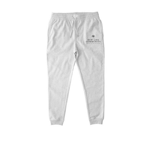 New Life Community, a Cool Heather Grey Stanley/Stella Unisex Flyer Jogger