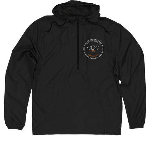 The Catalyst Windbreaker, a Black Quarter-Zip Windbreaker