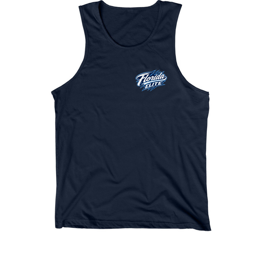 Florida Elite Gap - Dark, a Navy Premium Cotton Tank