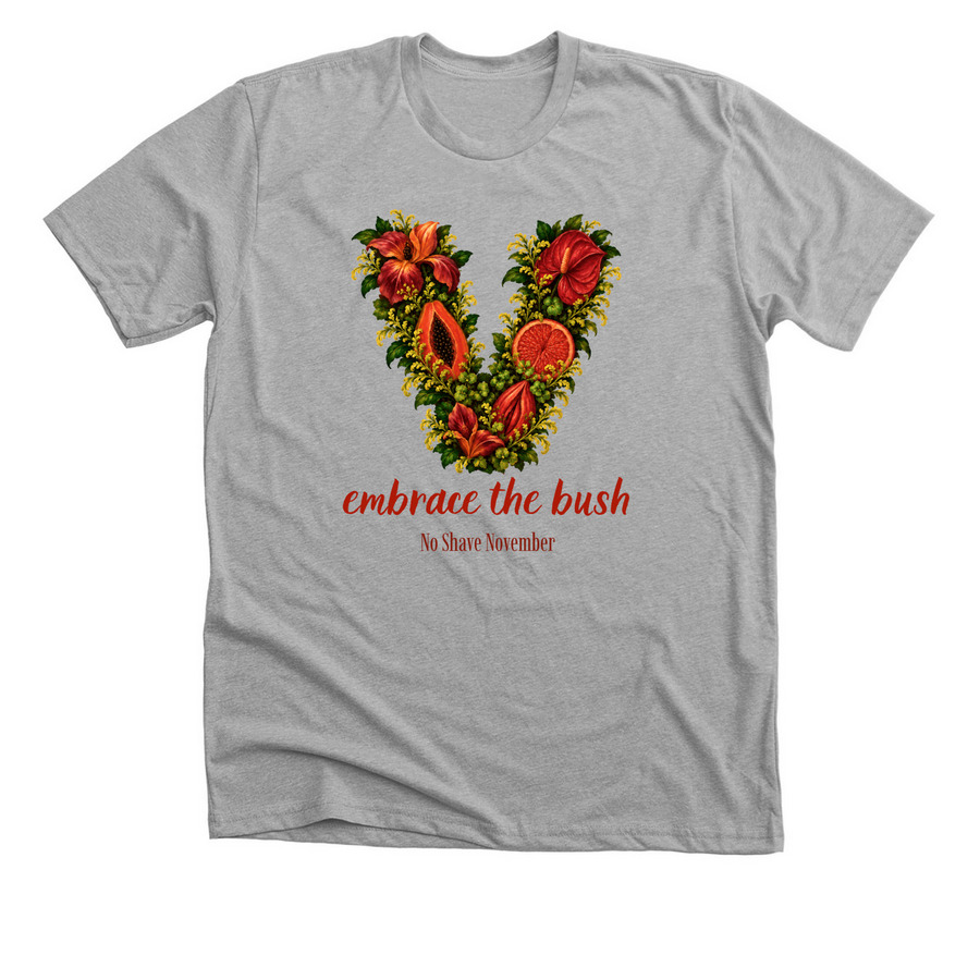 PAINT THE V: Embrace the Bush, a Athletic Heather Premium Unisex Tee
