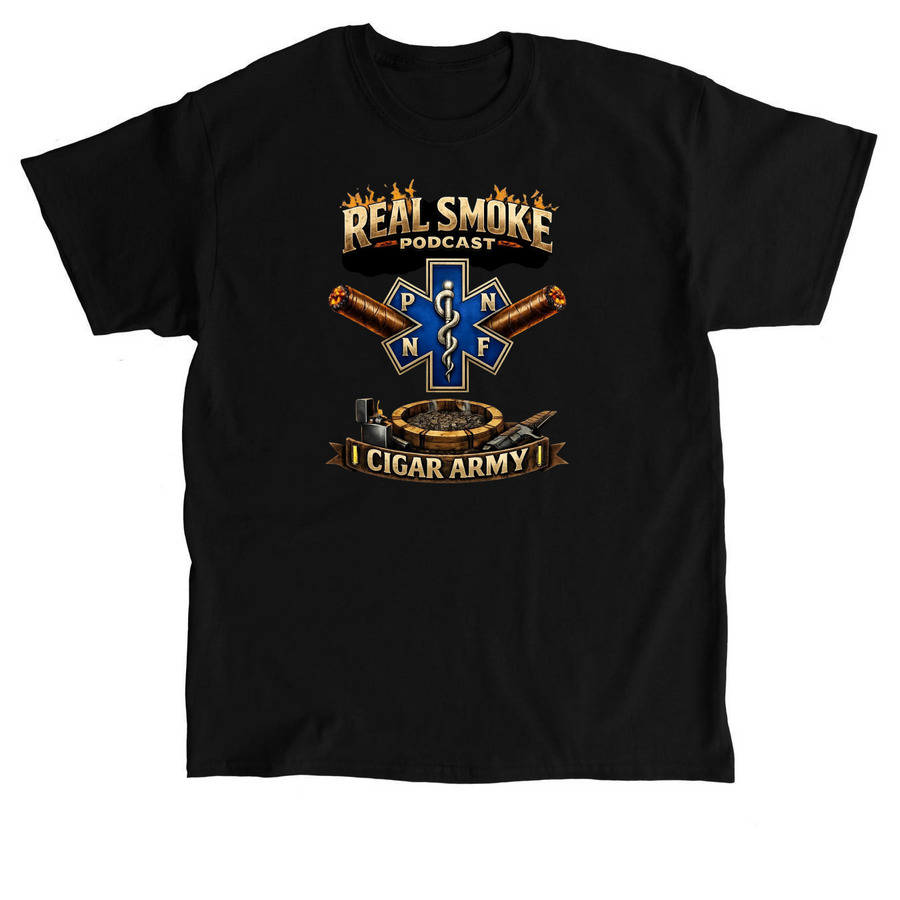 Cigar Army PNNF, a Black Classic Unisex Tee