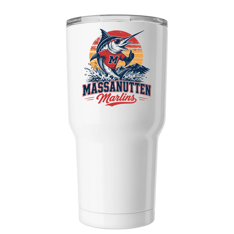 Trying to stay cool at the pool, a White Insulated Tumbler