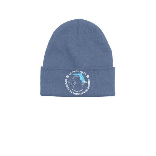 OHB BEANIE, a Sea Ice Printed Base Camp Beanie