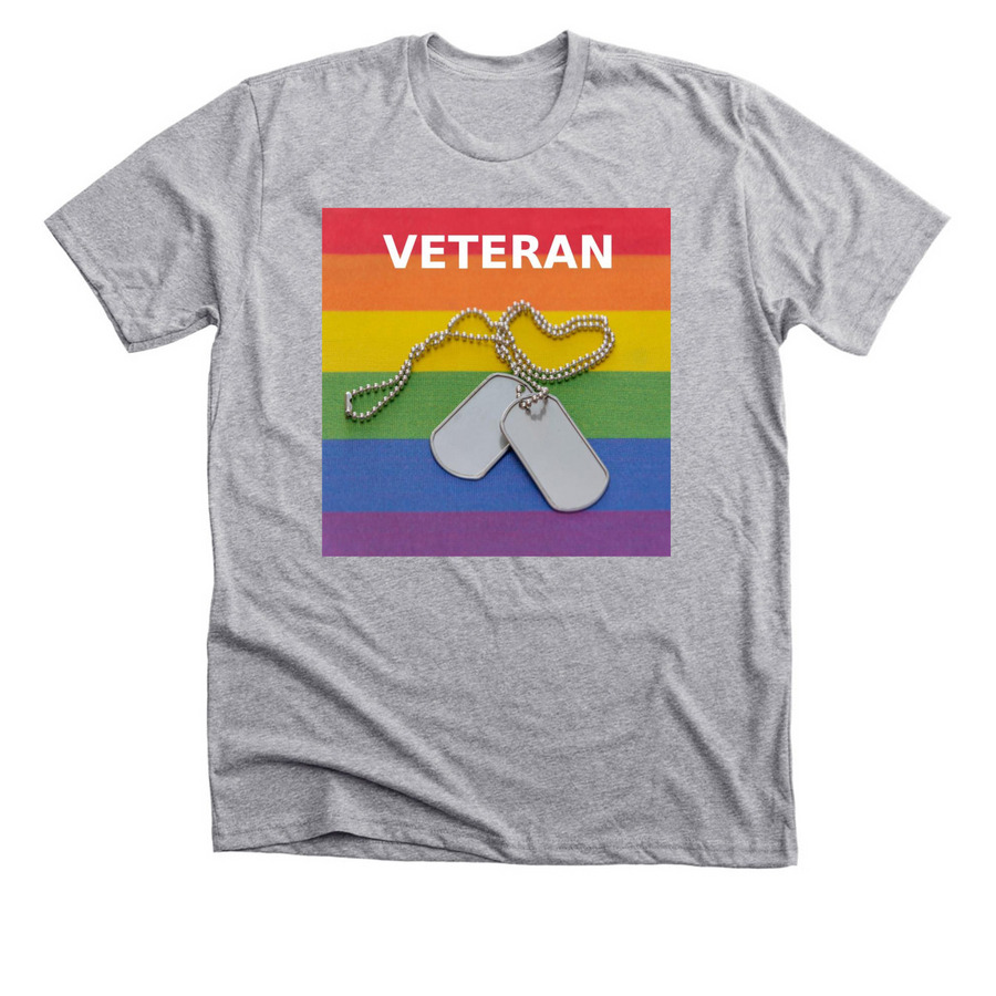 LGBTQ Veteran Pride premium tee design