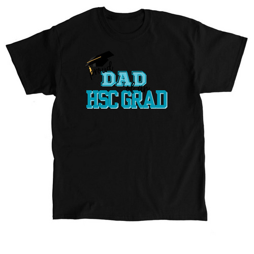 HSC Proud Dad, a Black Classic Unisex Tee