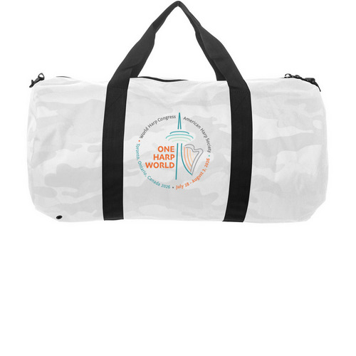 White Duffel Bag, a White Camo Day Tripper Duffel Bag