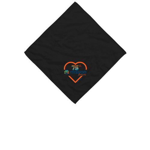 Love Mission, a Black Cotton Bandana
