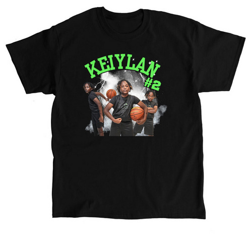 KEIYLAN GRAPHIC T, a Black Classic Unisex Tee