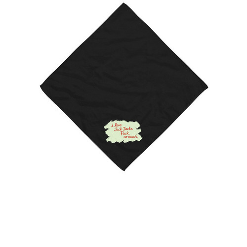 I Love Jack Jack?s Pack So Much, a Black Cotton Bandana