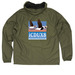 iCDUX8: Windbreaker, a Army Quarter-Zip Windbreaker (back-view)