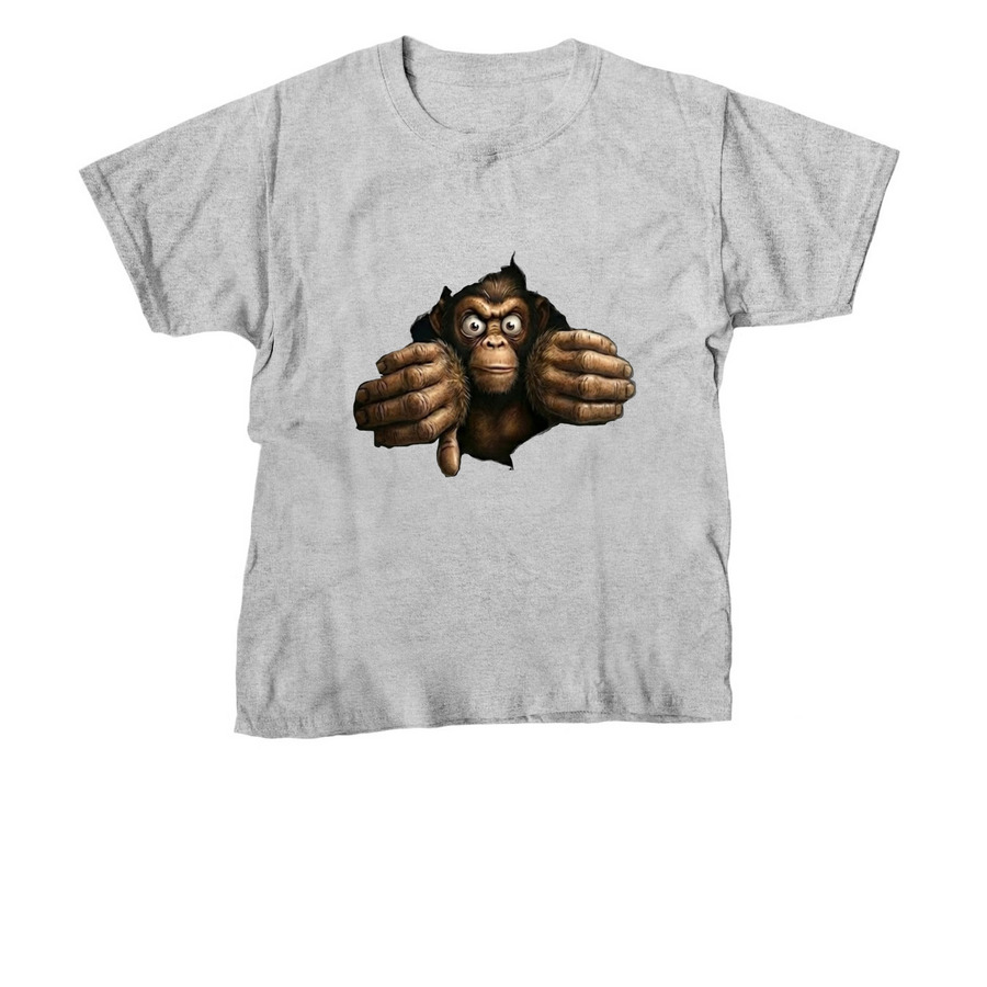 The monkey is you, a Sport Grey Youth Unisex Tee