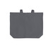 ALR Tote, a Storm Grey Cotton Canvas Tote Bag (back-view)